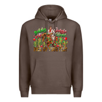 Coffee Giddy Up Jingle Horse Pick Up Your Feet Premium Hoodie - CowhideDigitalArt