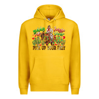 Lemon Giddy Up Jingle Horse Pick Up Your Feet Premium Hoodie - CowhideDigitalArt