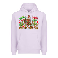 Lilac Giddy Up Jingle Horse Pick Up Your Feet Premium Hoodie - CowhideDigitalArt