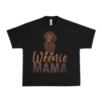Black Dog Lover Women Gift Weenie Mama Pet Mom Wiener Dachshund Urban Heavy Tee - maiPhamDesign