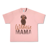 Salmon Dog Lover Women Gift Weenie Mama Pet Mom Wiener Dachshund Urban Heavy Tee - maiPhamDesign
