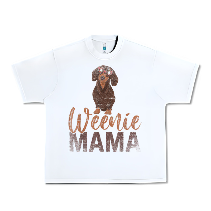 Dog Lover Women Gift Weenie Mama Pet Mom Wiener Dachshund Urban Heavy Tee by maiPhamDesign | Teevron