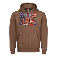 Chestnut patriotic nurse certified nurse  assistant medilcal symbol  background Zipper Hoodie - BarkalooDesign