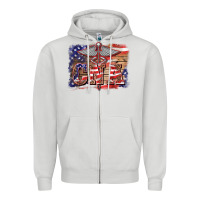 Dove Grey patriotic nurse certified nurse  assistant medilcal symbol  background Zipper Hoodie - BarkalooDesign