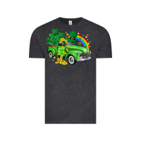 Vintage Black western truck St. Patrick's Day Vintage Tee - HowdyJamesFarm