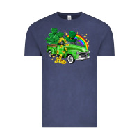 Vintage Denim western truck St. Patrick's Day Vintage Tee - HowdyJamesFarm
