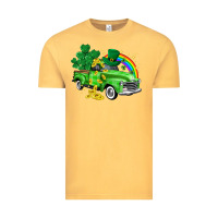 Vintage Mustard western truck St. Patrick's Day Vintage Tee - HowdyJamesFarm