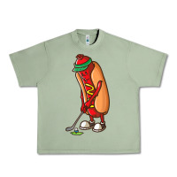 Oil Green Funny Golfing Hot Dog Golf Gifts Shirts for Men Boys Golfer Urban Heavy Tee - maiPhamDesign