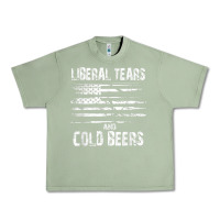 Oil Green liberal tears and cold beers   funny political t shirt Urban Heavy Tee - maiPhamDesign