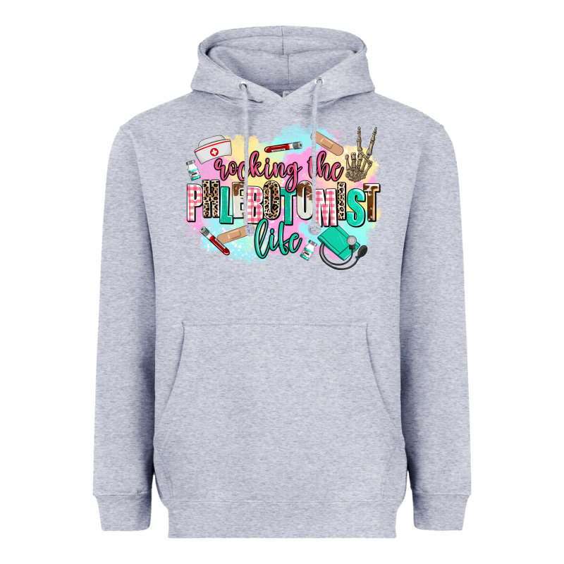 Rocking The Phlebotomist Life Heavyweight Hoodie by AdoDesignShop | Teevron