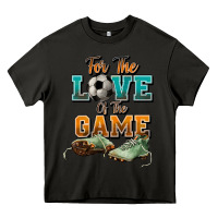 Asphalt For the love of the game Soccer Heavy Core Tee - NancyCooperArtShop