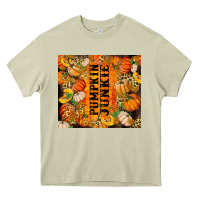 Mossy Pumpkin Junkie Heavy Core Tee - RanaPortraitStore