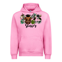 Fuchsia Pink cow 2025 senior Urban Hoodie - JahusDesignShop