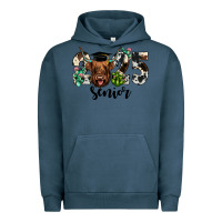 Pigment Midnight Navy cow 2025 senior Urban Hoodie - JahusDesignShop