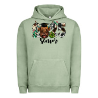 Pigment Oil Green cow 2025 senior Urban Hoodie - JahusDesignShop