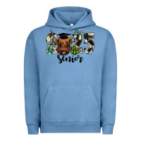 Pigment Pebble Blue cow 2025 senior Urban Hoodie - JahusDesignShop