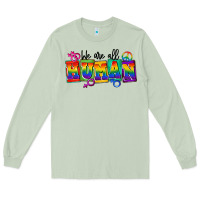 Matcha we are all human Long Sleeve Tee - FaDigitalArtStudio