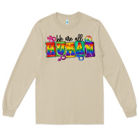 Mushroom we are all human Long Sleeve Tee - FaDigitalArtStudio
