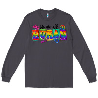 Smoke we are all human Long Sleeve Tee - FaDigitalArtStudio