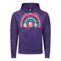 Cloud Purple Easter eggs rainbow Vintage Hoodie - OliviaCreatesArt