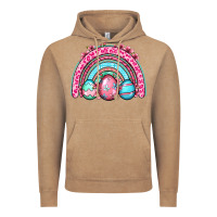 Vintage Coffee Easter eggs rainbow Vintage Hoodie - OliviaCreatesArt