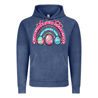 Vintage Denim Easter eggs rainbow Vintage Hoodie - OliviaCreatesArt
