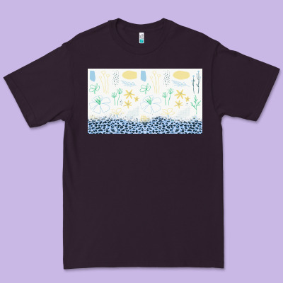 Doodle Flowers Sippy Cup Tbs Premium Tee Designed By Tumblerdesignbyshophia