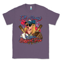 Lavender I'll always be your biggest fan Baseball Classic Tee - HowdyJamesFarm