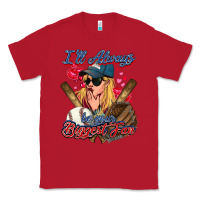 Red I'll always be your biggest fan Baseball Classic Tee - HowdyJamesFarm