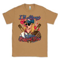 Toasted Coconut I'll always be your biggest fan Baseball Classic Tee - HowdyJamesFarm