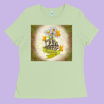 Negativity Ladies Tee Designed By Tumblerdesignbyshophia