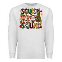 Oatmeal Heather squish squad Premium Sweatshirt - AdoDesignShop