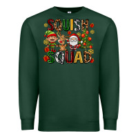Sports Green squish squad Premium Sweatshirt - AdoDesignShop