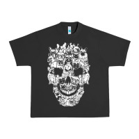 Pigment Black Matching Family French Bulldog Dog Skull Costume Halloween Urban Heavy Tee - maiPhamDesign