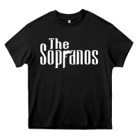 Black the sopranos Heavy Core Tee - maiPhamDesign