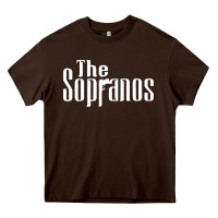 Chocolate Brown the sopranos Heavy Core Tee - maiPhamDesign
