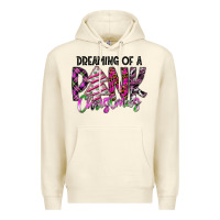 Sandshell Dreaming Of A Pink Christmas Premium Hoodie - CowhideDigitalArt