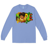 Colony Blue Hope Juneteenth Long Sleeve Tee - FaDigitalArtStudio