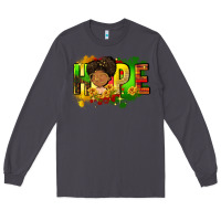 Smoke Hope Juneteenth Long Sleeve Tee - FaDigitalArtStudio