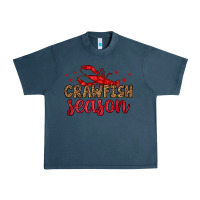 Midnight Navy crawfish season Urban Heavy Tee - OliviaCreatesArt