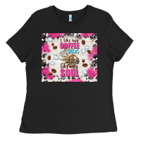 Black i like my coffee cold like my soul Ladies Tee - TumblerDesignByShophia