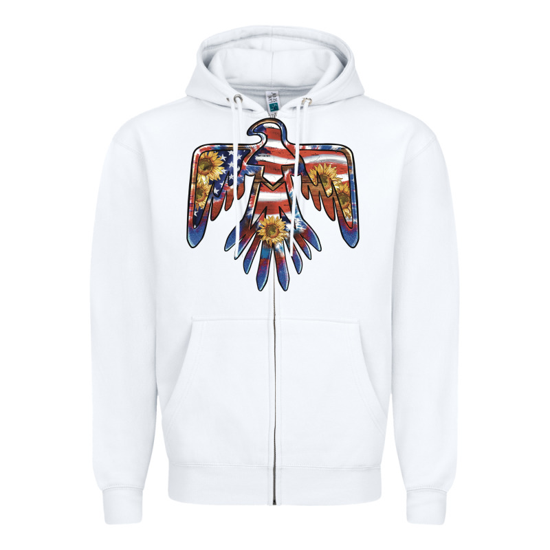 Thunderbird Usa Zipper Hoodie by BarkalooDesign | Teevron