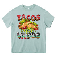 Arona Tacos Before Vatos Heavy Core Tee - texasbilliewilder
