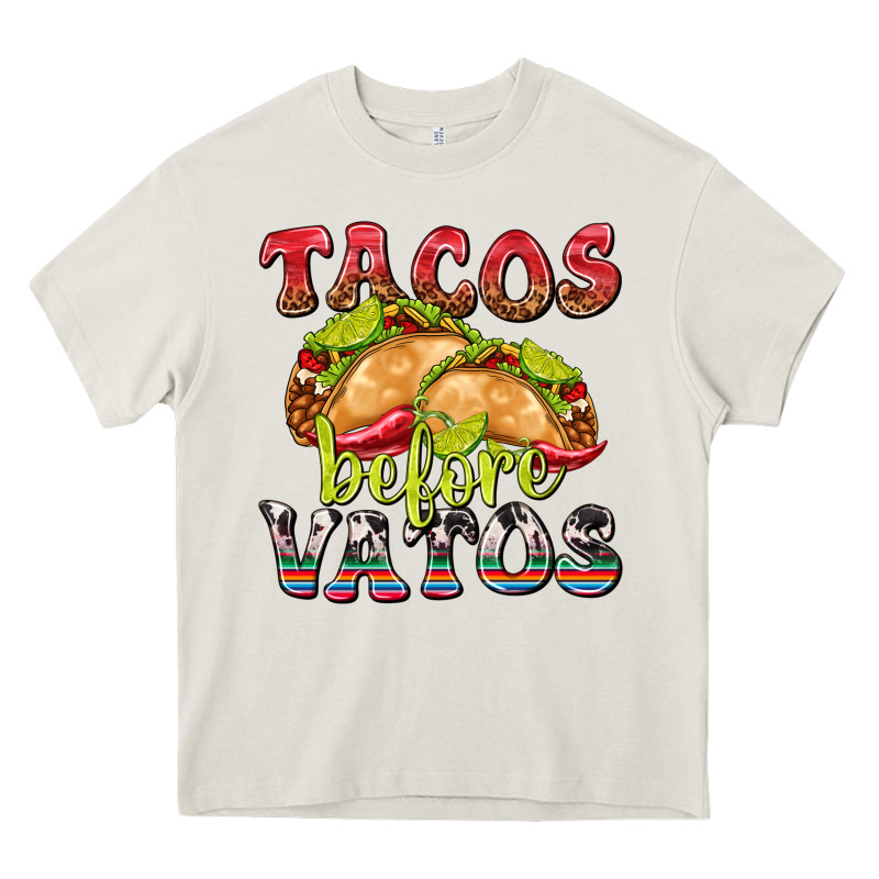 Tacos Before Vatos Heavy Core Tee by texasbilliewilder | Teevron