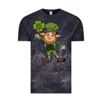 Cloud Black St. Patrick's day elf Vintage Tee - CowGirlArtShop