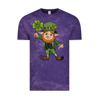 Cloud Purple St. Patrick's day elf Vintage Tee - CowGirlArtShop