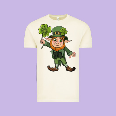 St. Patrick's Day Elf Vintage Tee Designed By Cowgirlartshop