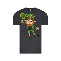 Vintage Black St. Patrick's day elf Vintage Tee - CowGirlArtShop