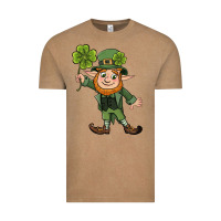 Vintage Coffee St. Patrick's day elf Vintage Tee - CowGirlArtShop