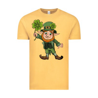 Vintage Mustard St. Patrick's day elf Vintage Tee - CowGirlArtShop